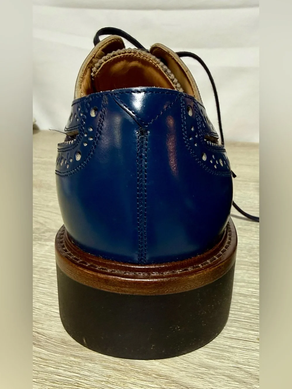 Louis Vuitton Denim Voltaire Derby Size 7.5 (U.S. Sz 8.5) Men's, NWOB, Authentic